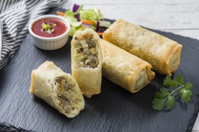 Beef & Cabbage Spring Rolls