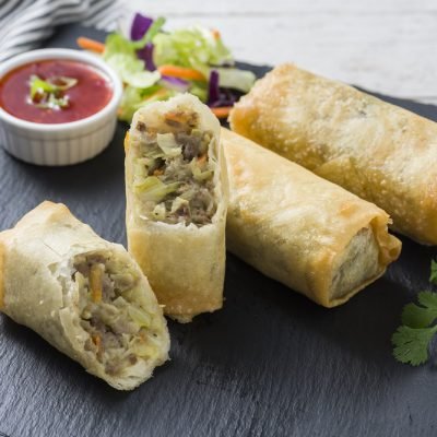 Beef & Cabbage Spring Rolls