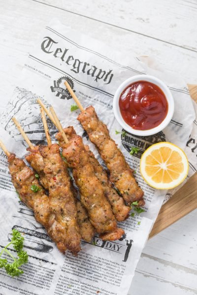 Lemon & Herbs Chicken Kebabs