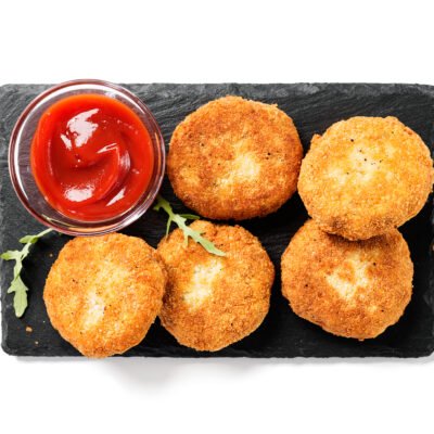 Formed Panko Chicken Patties